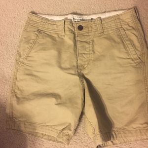 Abercrombie & Fitch khaki preppy fit shorts